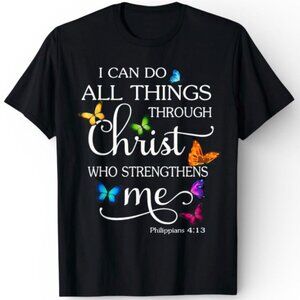 NEW - FAITH COLLECTION INSPIRED BLACK TSHIRT UNISEX - 013 SZ LARGE